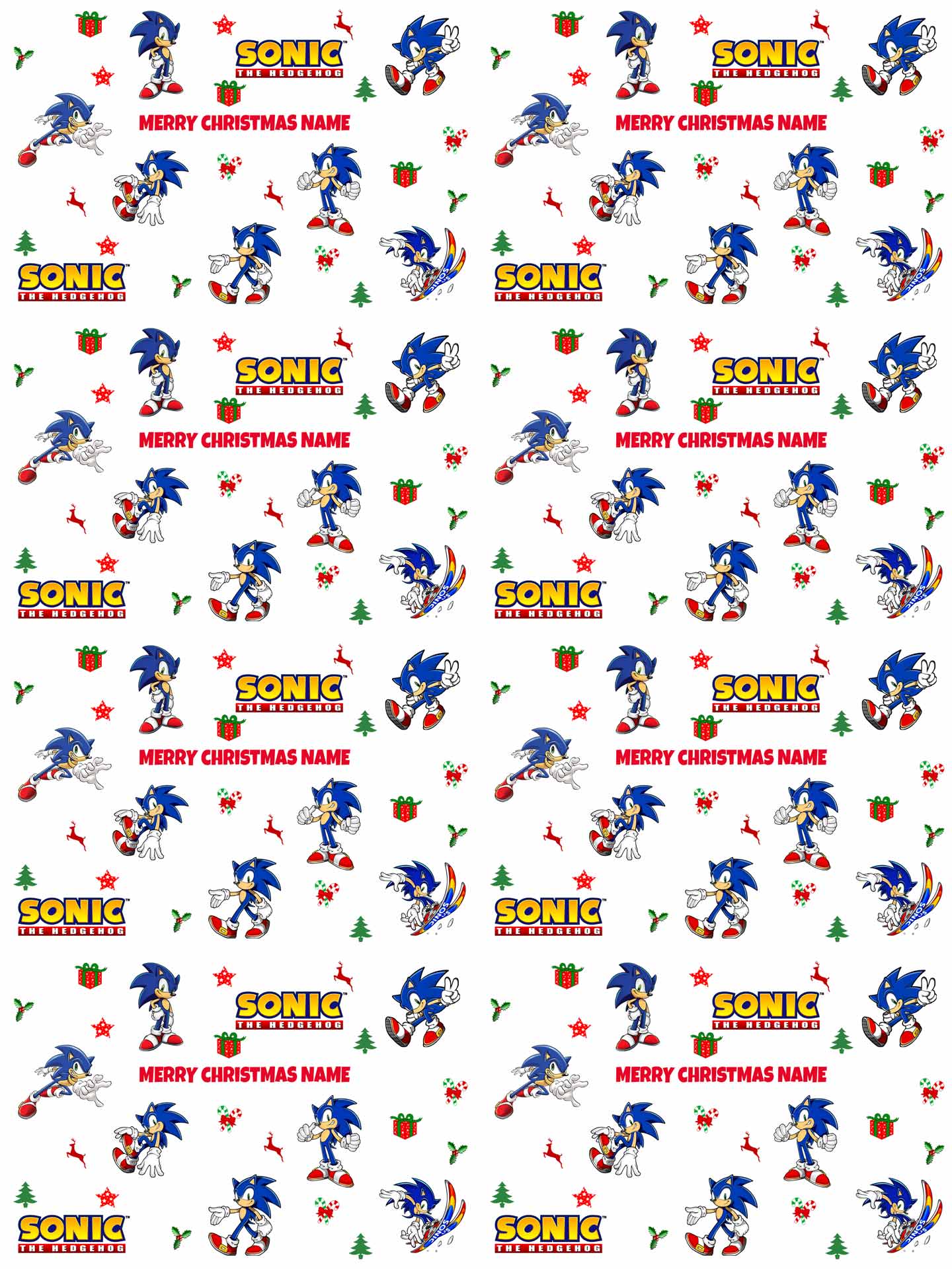 Sonic Wrapping Paper ubicaciondepersonas.cdmx.gob.mx